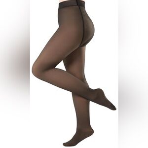 NEW Women’s Footed High Waisted Black Tights